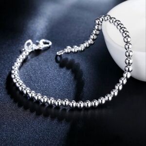 925 Sterling Classic Bead Bracelet